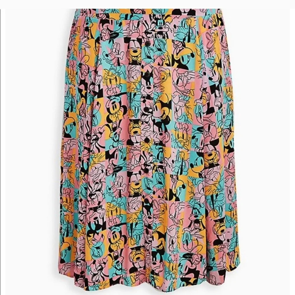 NWT Torrid x Disney Colorful Midi Skirt - Picture 2 of 7